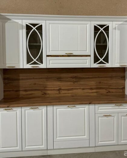 Кухня Анна — белая кухня из крашеного МДФ в Дагестане — купить в Дагестане