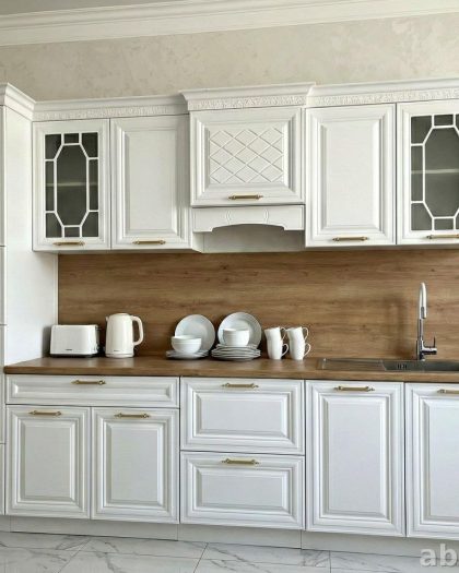 Кухня «Мариам» 3м — купить в Дагестане | Белая матовая кухня — купить в Дагестане