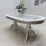 Купить стол Лапка «Белый мрамор» в Дагестане — мебель на заказ — купить в Дагестане