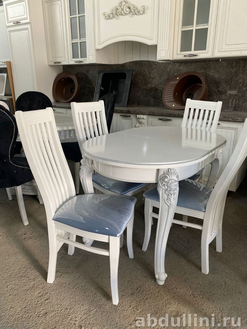 Стол раскладной 120/160 с 4 стульями — купить в Дагестане (4 стула) — купить в Дагестане