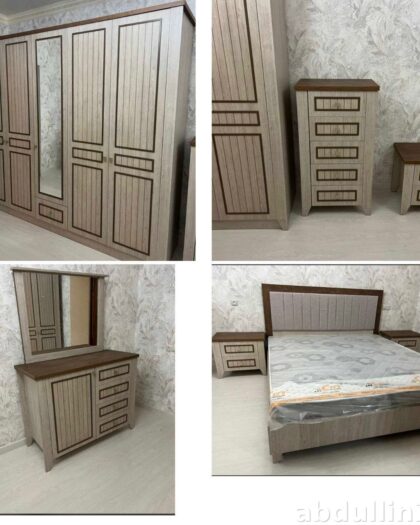 Кровать Коста с мебельным гарнитуром в стиле неоклассика — купить в Дагестане