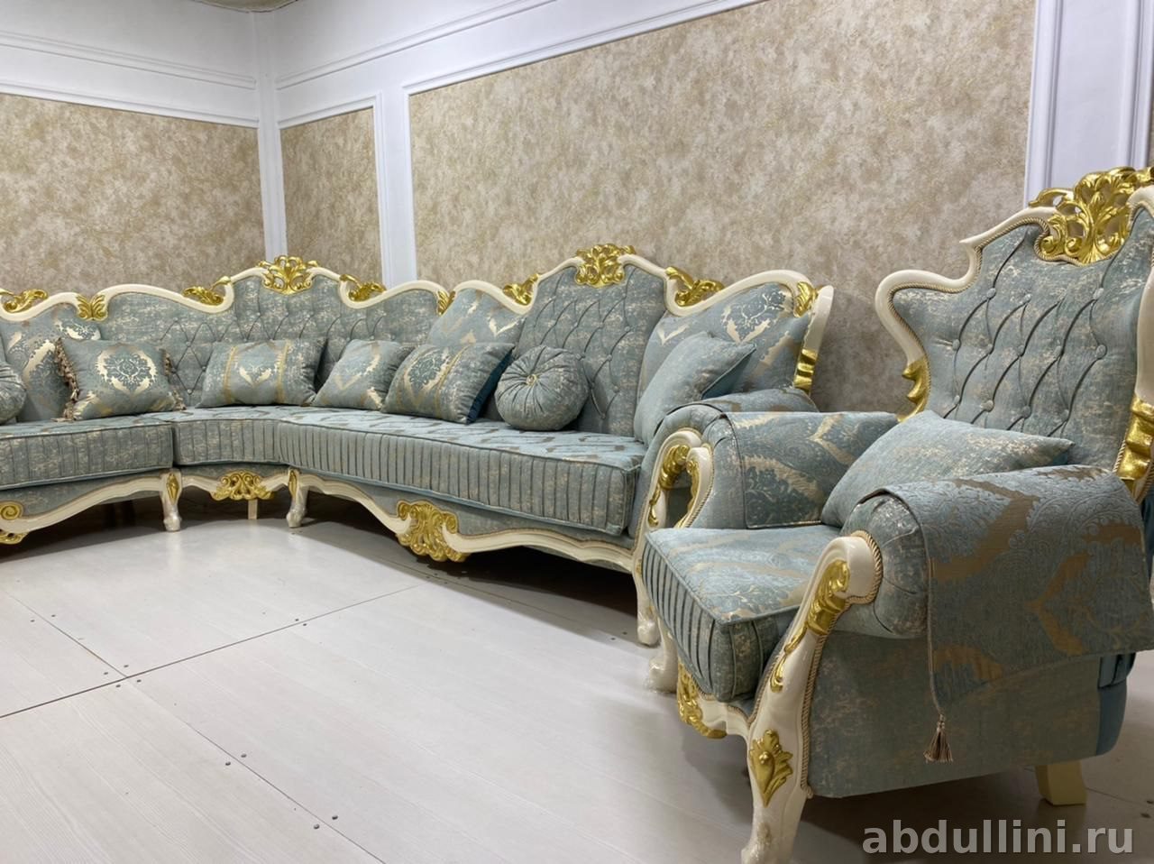 Комплект мягкой мебели «Версаль» в классическом стиле — купить в Дагестане — фото 4