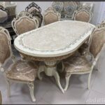 Раздвижной стол с 6 стульями в классическом стиле — купить в Дагестане другой размер — купить в Дагестане