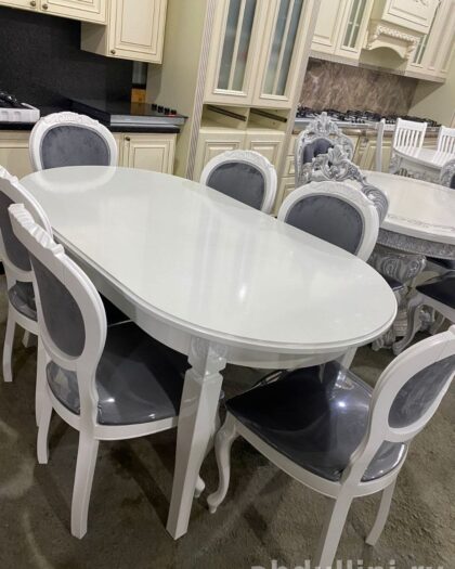 Овальный обеденный стол и стулья купить в Дагестане (овальный) — купить в Дагестане