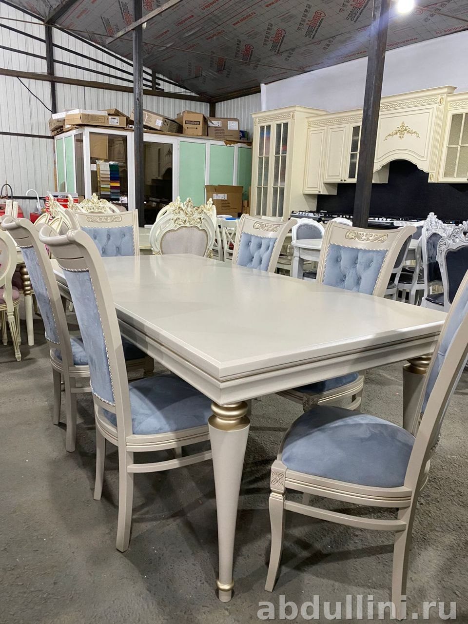 Стол раскладной 182 с 6 стульями в Дагестане (модель 182)