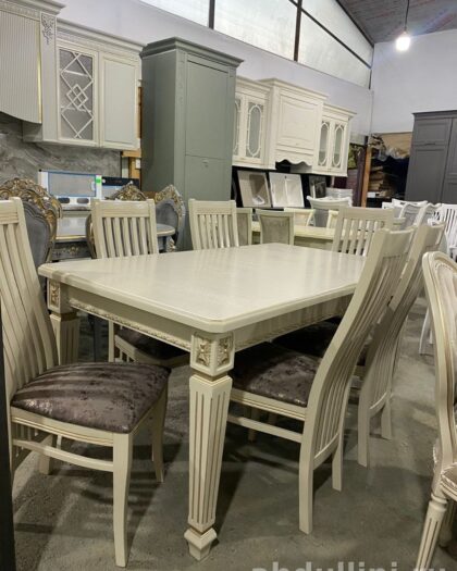 Стол раскладной 1️⃣8️⃣8️⃣ с 6 стульями — купить в Дагестане (160/200 см) — купить в Дагестане