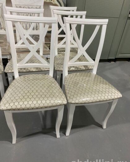 Стул 192 — белый с тканевой обивкой, купить в Дагестане — купить в Дагестане