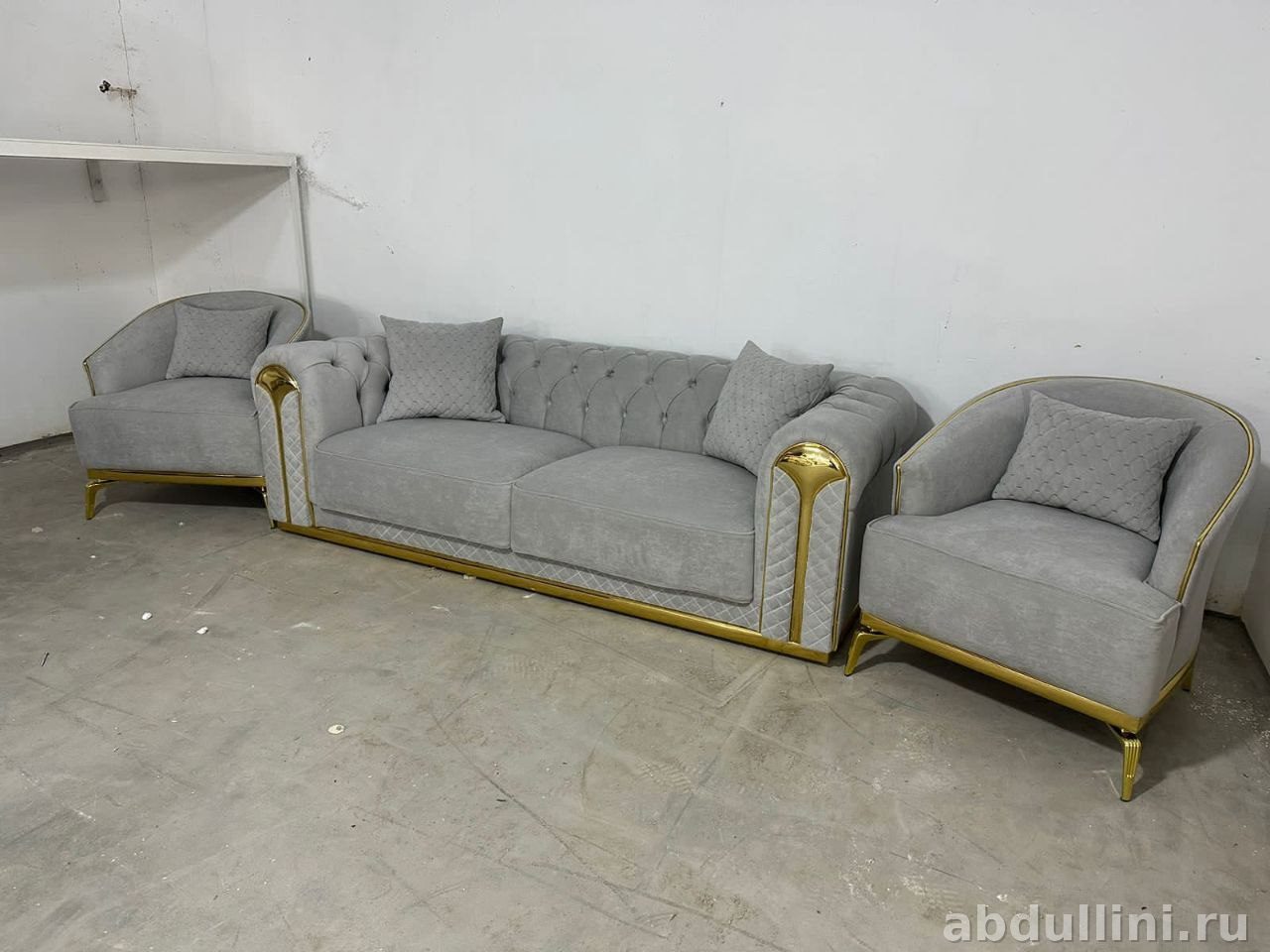 Диван 209 с двумя креслами и подушками — купить в Дагестане — купить в Дагестане — фото 1