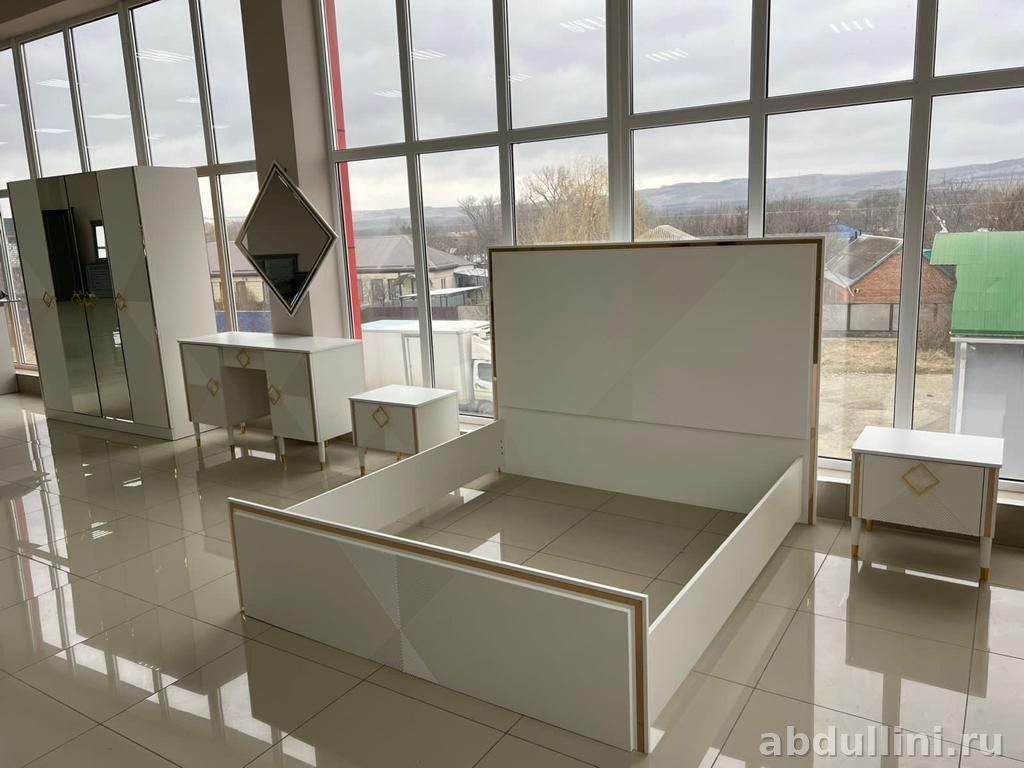 Мебельный комплект Afina в Дагестане — белый с золотом — купить в Дагестане — фото 3