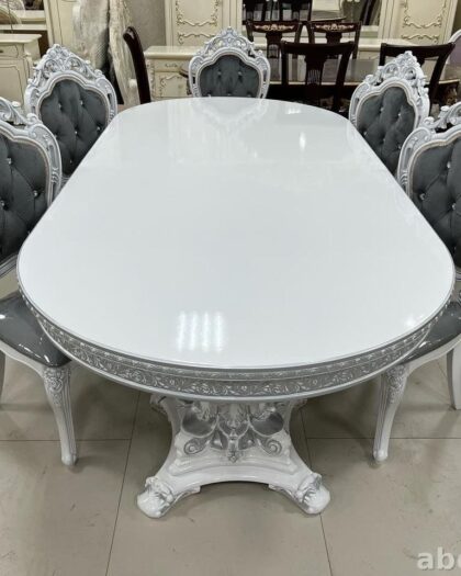 Комплект мебели 2️⃣2️⃣9️⃣: стол и стулья в стиле неоклассика — купить в Дагестане