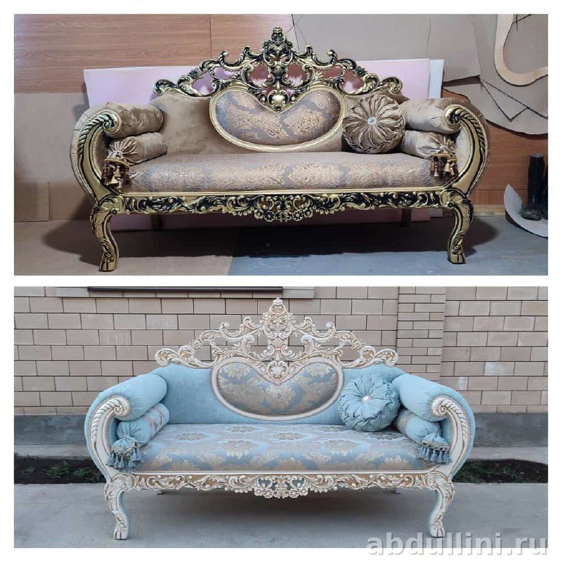 Диваны 280 в классическом стиле с резьбой, купить в Дагестане — купить в Дагестане