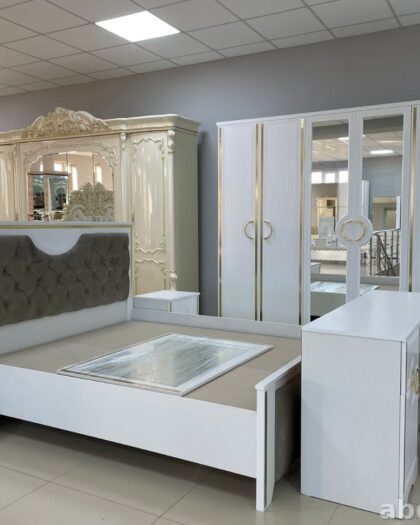 Мебель 287 — белый неоклассический комплект с золотом в Дагестане — купить в Дагестане — фото 1