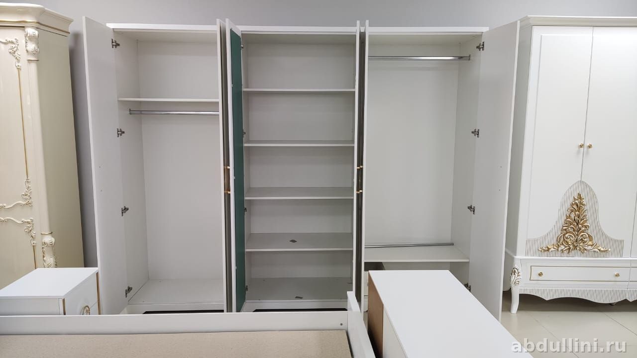 Мебель 287 — белый неоклассический комплект с золотом в Дагестане — купить в Дагестане — фото 2