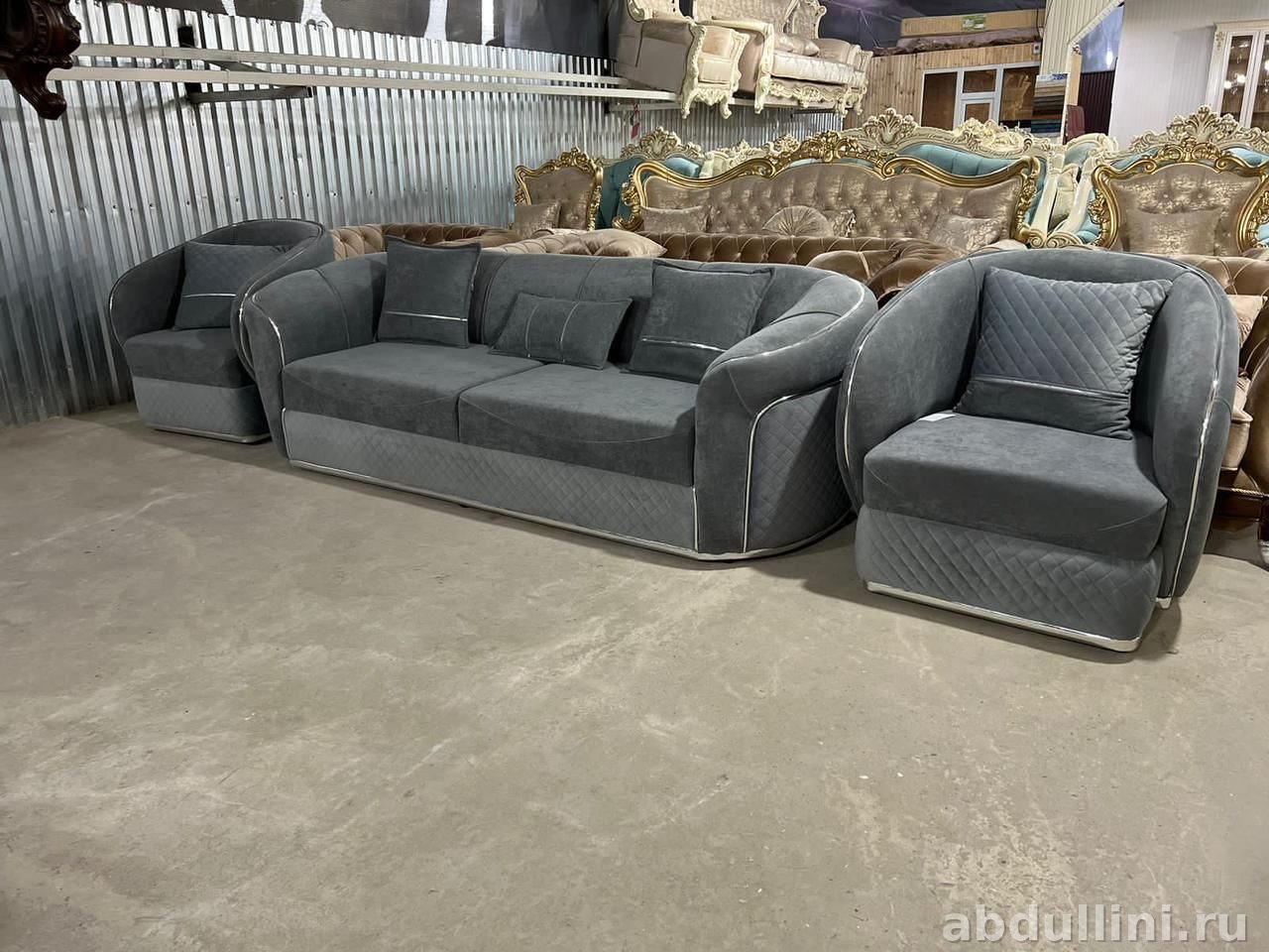 Комплект мебели 339: диван и два кресла в Дагестане (339)