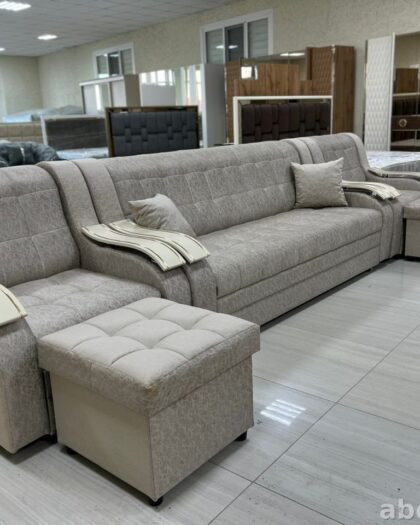 Угловой диван 3️⃣4️⃣1️⃣ с пуфами — купить в Дагестане — купить в Дагестане