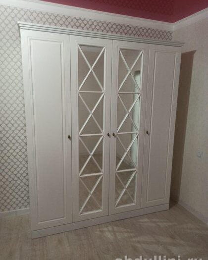 Шкаф «Амели» белый 180х220 см — купить в Дагестане — купить в Дагестане — фото 1