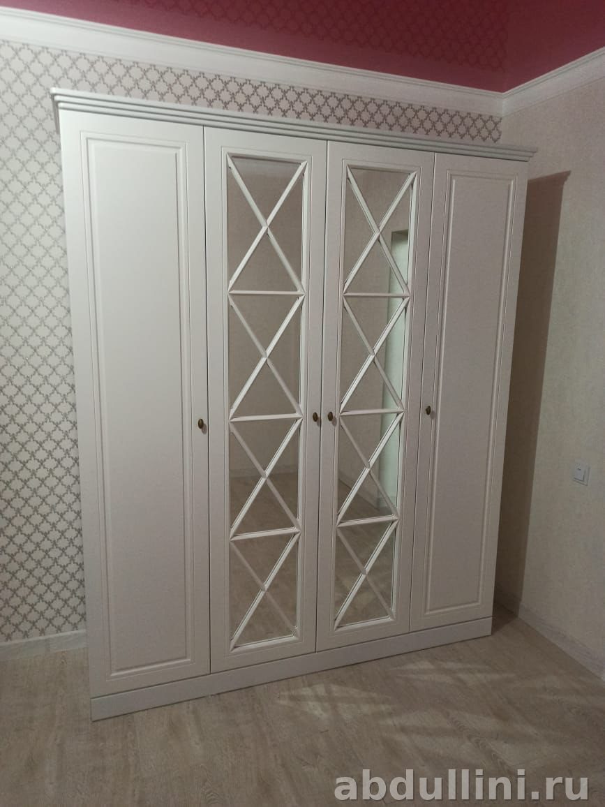 Шкаф «Амели» белый 180х220 см — купить в Дагестане