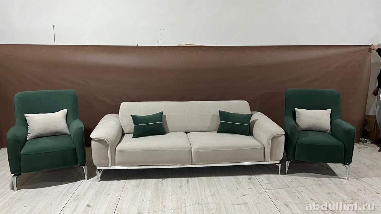 Комплект мебели MONA: диван и 2 кресла в Дагестане — купить в Дагестане — фото 1