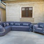 Угловой диван и кресло 461 — мебель на заказ в Дагестане — купить в Дагестане — фото 1