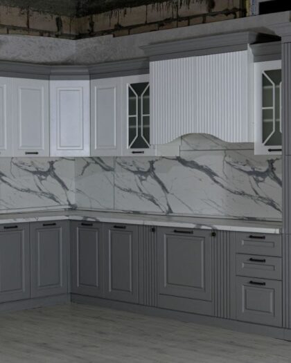 Кухонный гарнитур 527 — стильная мебель на заказ в Дагестане — купить в Дагестане — фото 1