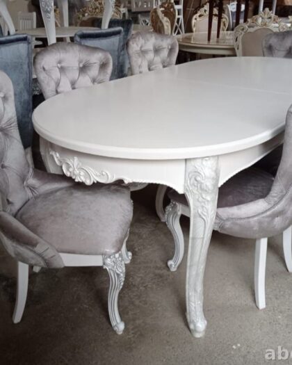 Овальный стол и стулья в стиле неоклассика — купить в Дагестане — купить в Дагестане