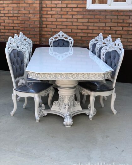 Стол раскладной Голд 240/280 с 6 стульями Шейх в Дагестане Голд 240/280 — купить в Дагестане