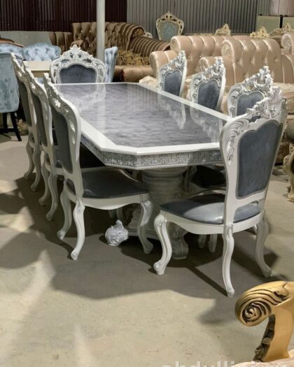 Обеденный стол 581 с 8 стульями Шейх купить в Дагестане — купить в Дагестане