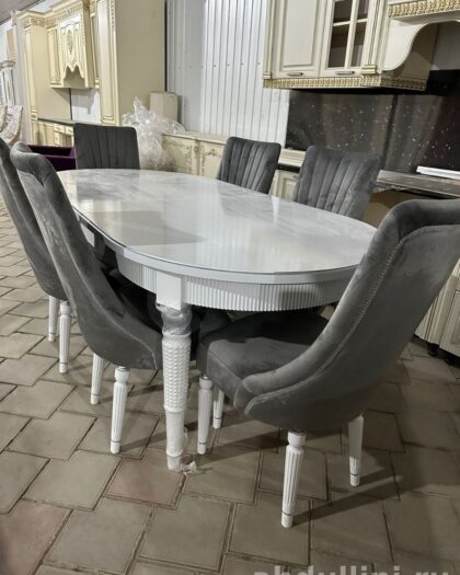 Обеденный комплект стол и 6 стульев в Дагестане (6 стульев) — купить в Дагестане