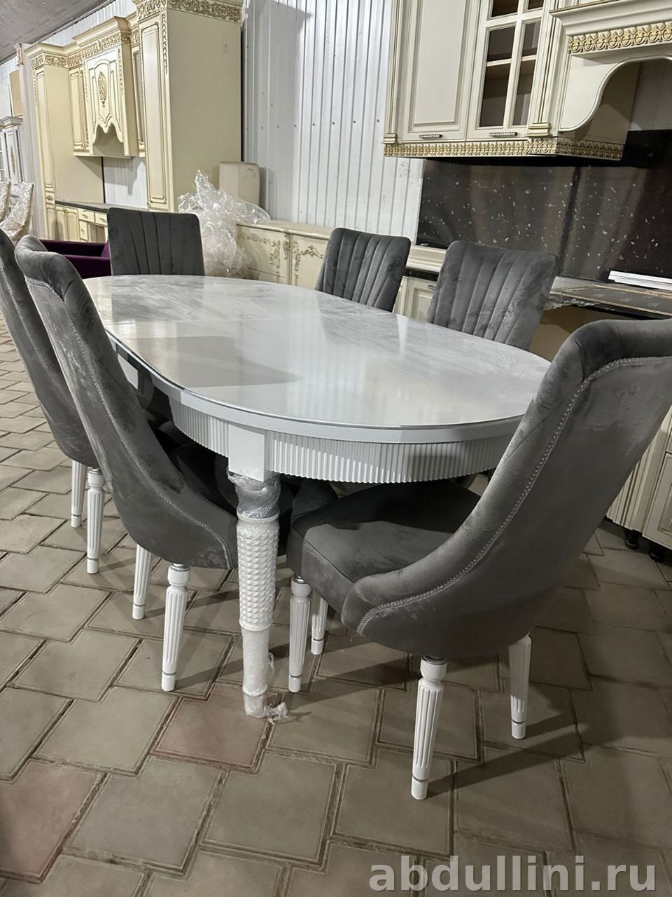 Обеденный комплект стол и 6 стульев в Дагестане (6 стульев)