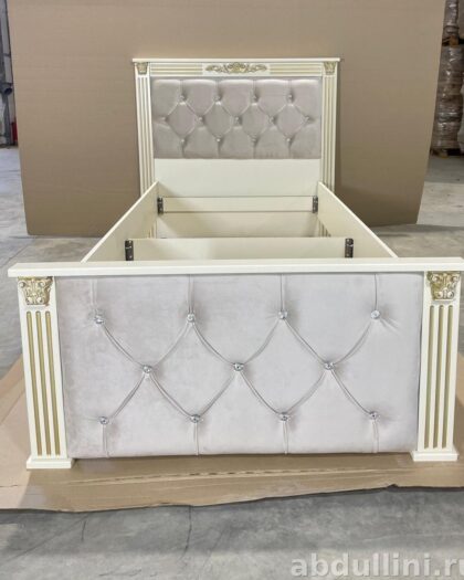 Кровать «Веста» бежевая 90×200 — купить в Дагестане — купить в Дагестане