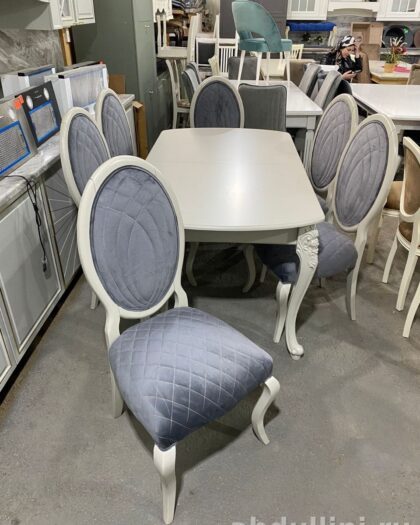 Комплект мебели 662: стол и стулья в стиле неоклассика — купить в Дагестане