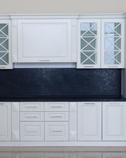 Кухонный гарнитур Римини — мебель на заказ в Дагестане (белый) — купить в Дагестане