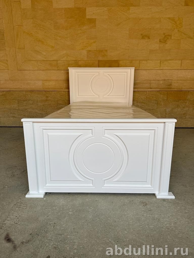 Кровать «Адель» белая с геометрическим узором — купить в Дагестане (геометрический узор) — купить в Дагестане