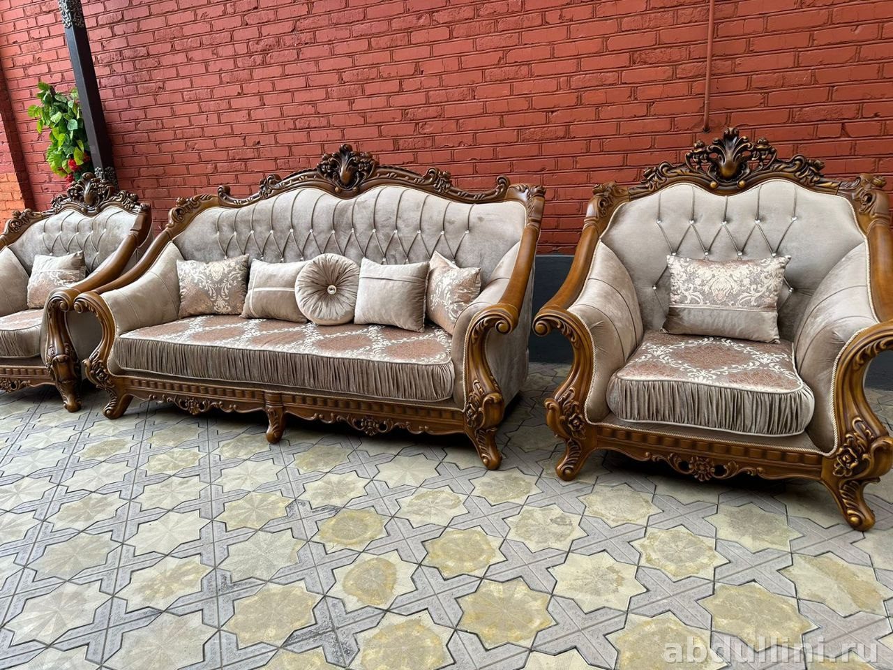 Купить мебель «Султан» в Дагестане — классический стиль, деревянный каркас — купить в Дагестане