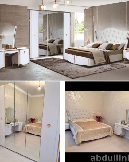 Кровать 7️⃣5️⃣7️⃣ с комплектом мебели в стиле неоклассика — купить в Дагестане — купить в Дагестане