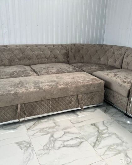 Угловой диван 774 с оттоманкой в Дагестане 774 — купить в Дагестане — фото 1