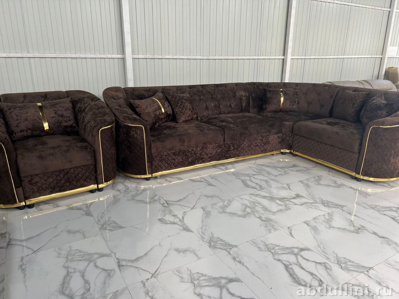 Угловой диван 774 с оттоманкой в Дагестане 774 — купить в Дагестане — фото 2