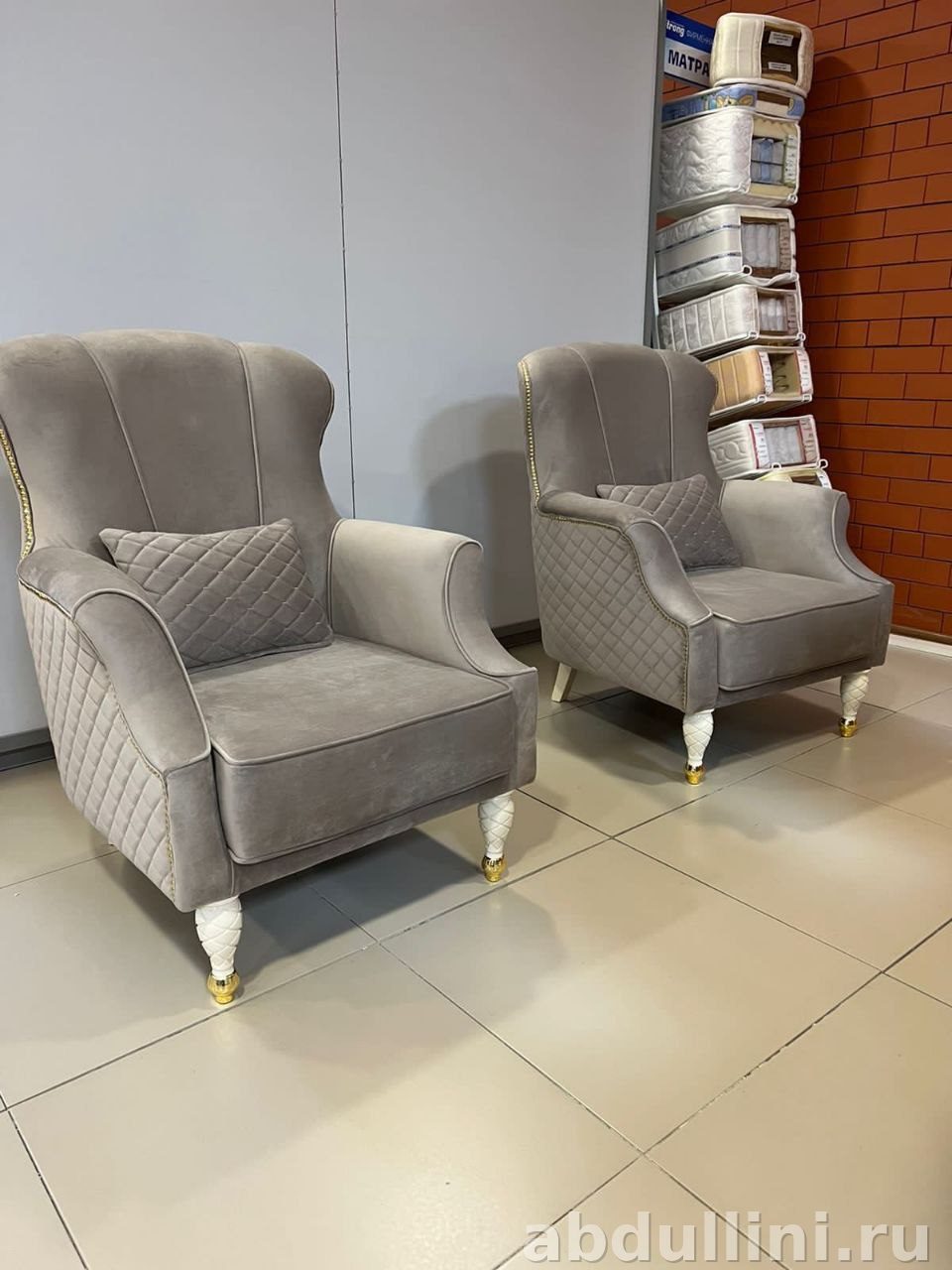 Диван и кресло Прадо серо-бежевые в Дагестане — купить в Дагестане — фото 3