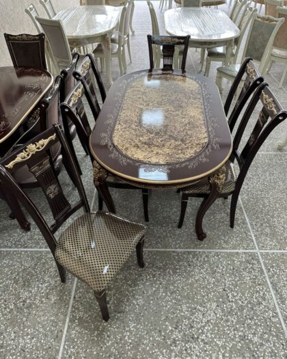 Обеденный стол 844 с 6 стульями купить в Дагестане — купить в Дагестане