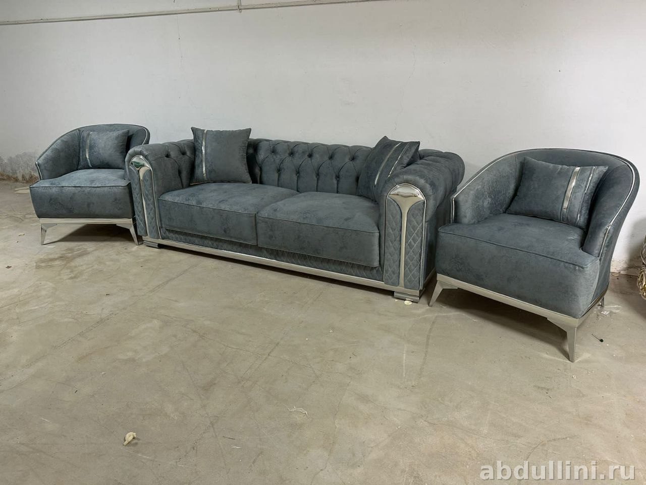 Диван 867 с двумя креслами в стиле неоклассика — купить в Дагестане — купить в Дагестане — фото 1
