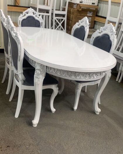 Раздвижной стол с 6 стульями купить в Дагестане | Мебель от производителя — купить в Дагестане