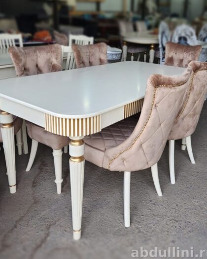 Комплект мебели 918: стол и стулья в стиле неоклассика, купить в Дагестане другой размер/цена — купить в Дагестане