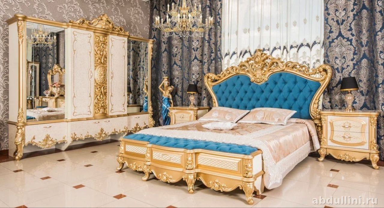 Спальня Адалия с изголовьем из велюра — купить в Дагестане — купить в Дагестане — фото 1