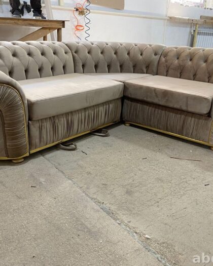 Угловой диван с выдвижной секцией в Дагестане — купить в Дагестане — фото 1