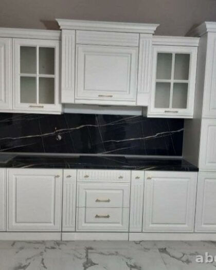 Кухонный гарнитур Гарвард 35 в белом матовом цвете — купить в Дагестане