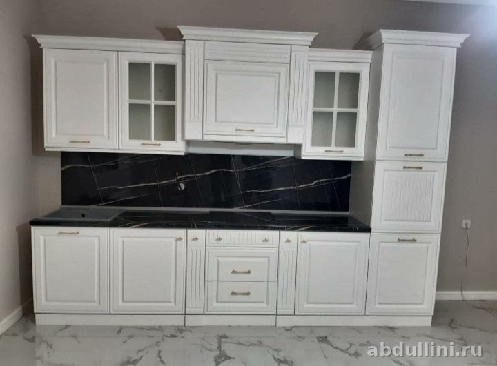 Кухонный гарнитур Гарвард 35 в белом матовом цвете — купить в Дагестане