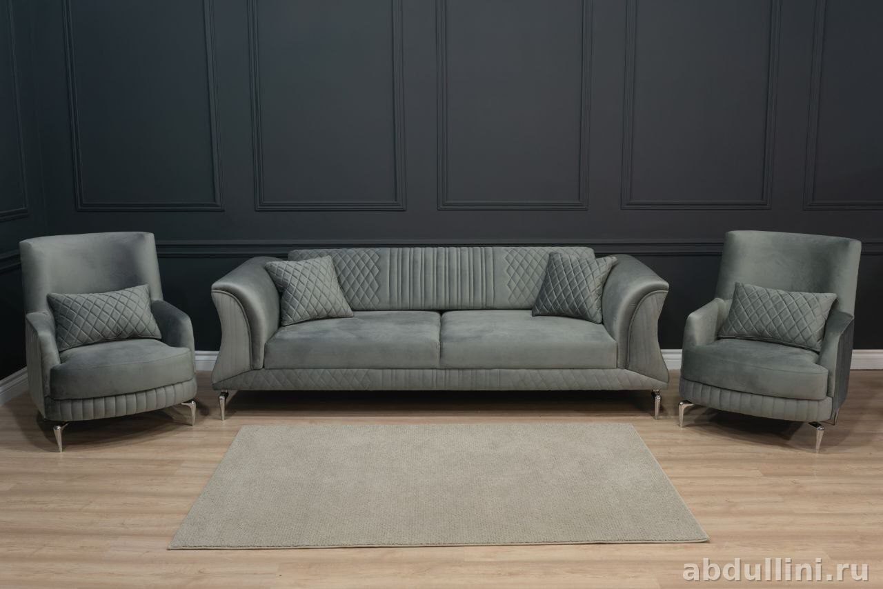 Комплект мебели 1️⃣0️⃣4️⃣0️⃣: диван + 2 кресла в стиле неоклассика — купить в Дагестане