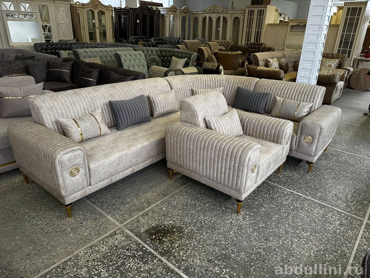 Угловой диван 1084 с креслом в Дагестане — стиль и комфорт — купить в Дагестане — фото 2