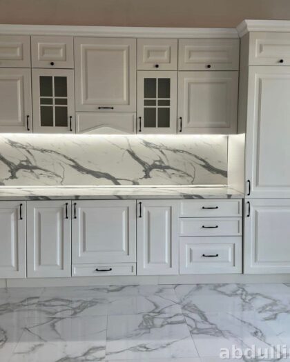 Кухня Астерия белая: купить в Дагестане мебель от производителя — купить в Дагестане