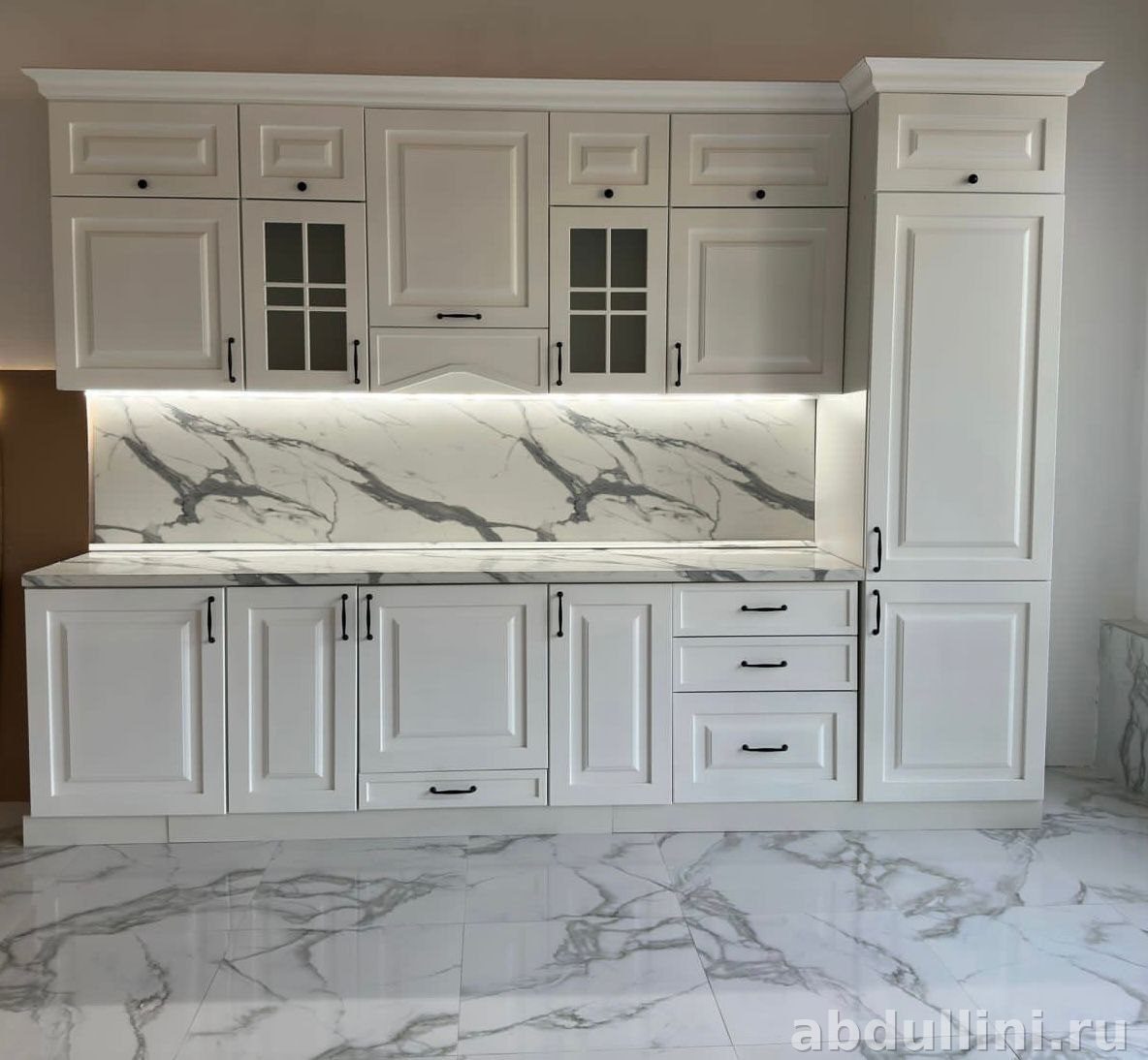 Кухня Астерия белая: купить в Дагестане мебель от производителя — купить в Дагестане